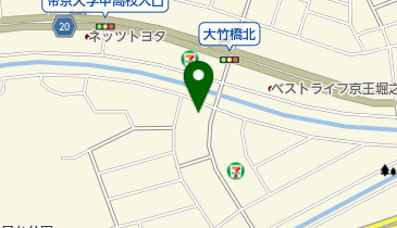 まつの木保育園の地図画像