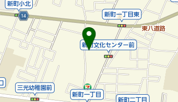 北保育所の地図画像