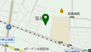 昭和郷保育園の地図画像