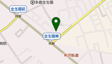 花さき保育園の地図画像