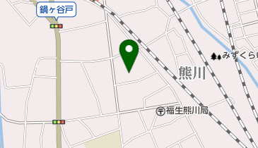 熊川保育園の地図画像