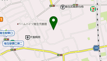 不動の森こども園の地図画像