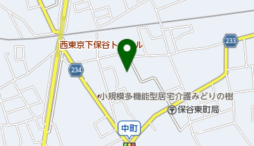 ひがし保育園の地図画像