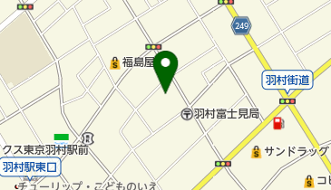 羽村たつの子保育園子育てひろばたつのこの地図画像