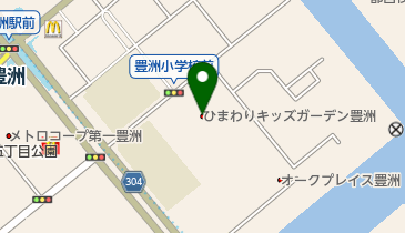 ひまわりキッズガーデン豊洲の地図画像