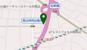 保育ルームフェリーチェ大田馬込園の地図画像