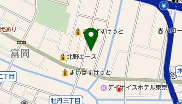 木下の保育園富岡の地図画像