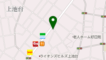 マミーズエンジェル上池台第二保育園の地図画像