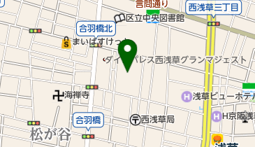 ぽけっとランド浅草タワーの地図画像