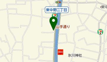 幼保園シャローム東中野の地図画像