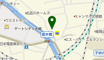 グローバルキッズ大崎園の地図画像