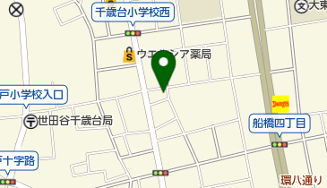 太陽の子めぐりさわ保育園の地図画像
