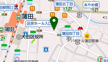 蒲田プチ・クレイシュの地図画像