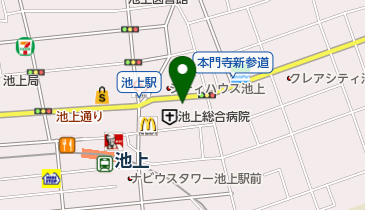 池上プチ・クレイシュの地図画像