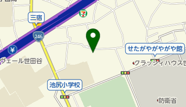 池尻かもめ保育園の地図画像