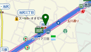 蓮美幼児学園池尻ナーサリーの地図画像