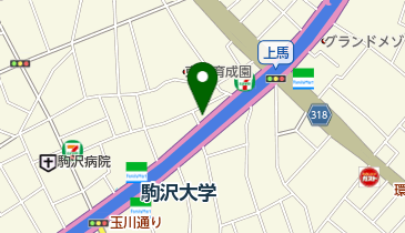駒沢プチ・クレイシュの地図画像