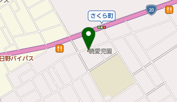 暁愛児園の地図画像