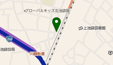太陽の子池袋本町保育園の地図画像