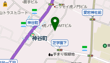 グローバルキッズ虎ノ門保育園の地図画像