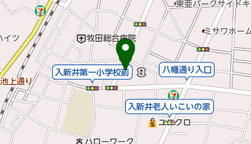 ローリスナーサリー大森の地図画像