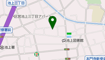 ベネッセ池上保育園の地図画像