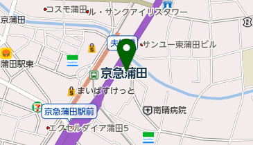 えがおの森保育園・かまた駅前の地図画像