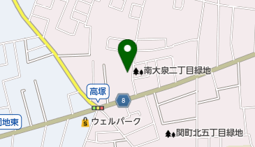 コビープリスクールみなみおおいずみの地図画像