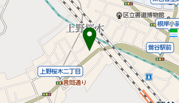 チェリッシュナーサリースクール上野の地図画像