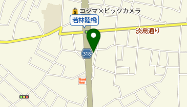 グローバルキッズ若林園の地図画像