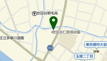 世田谷仁慈保幼園の地図画像