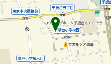 にじいろ保育園千歳台の地図画像
