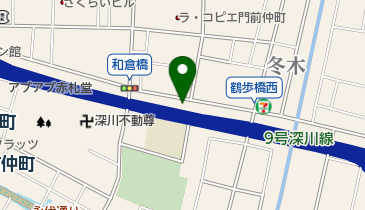 ナーサリールームベリーベアー深川冬木の地図画像