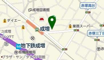 ほっぺるランド成増の地図画像