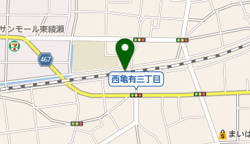 にじいろ保育園西亀有の地図画像