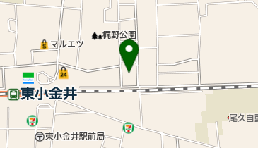 キッズガーデン東小金井駅前の地図画像