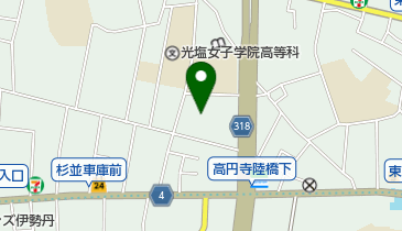 ウィズブック保育園東高円寺の地図画像