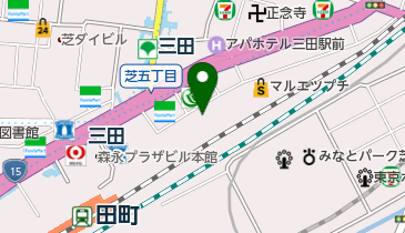 プチ・ナーサリー田町の地図画像