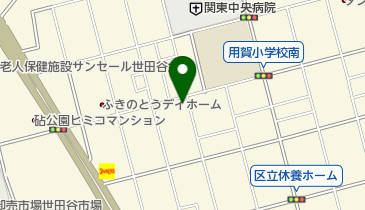 上用賀青い空保育園の地図画像