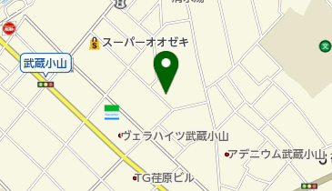 さくらさくみらい武蔵小山の地図画像