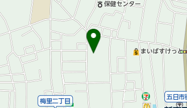 馬橋保育園の地図画像