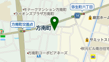 ポピンズナーサリースクール方南町の地図画像