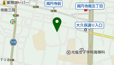 マミー高円寺保育園の地図画像