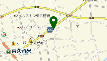 トレジャーキッズひがしくるめ保育園の地図画像