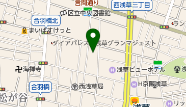 マリー保育園浅草の地図画像