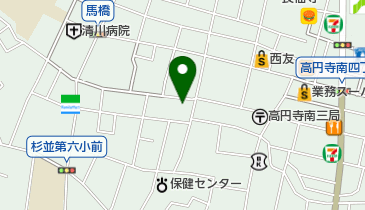 エンジェル高円寺保育園の地図画像