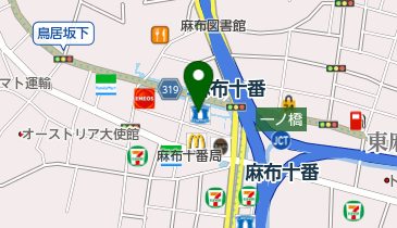 ニチイキッズさわやか麻布十番保育園の地図画像