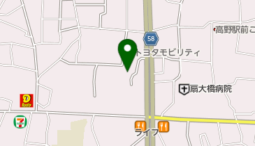 AIAI NURSERY高野の地図画像