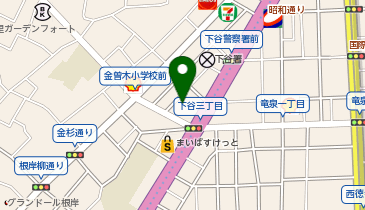 台東区立坂本保育園の地図画像