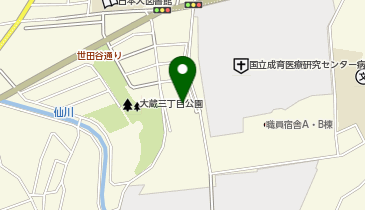 大蔵ふたば保育園の地図画像